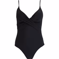 Barts Solid Shaping, Maillot de bain une pièce, Réservoir, Coupe étroite, Adulte, Noir, Monochromatique