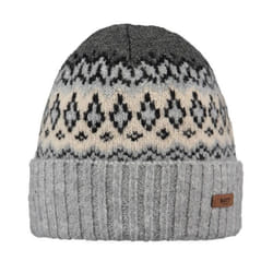 Bonnet Barts Gregoris Heather Grey Homme - Motif norvégien - Sports dhiver