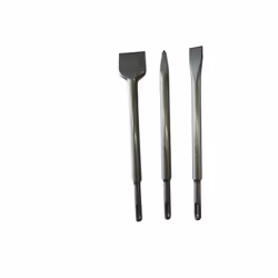 HITACHI devient HIKOKI Hitachi - Hikoki - set de 3 burins SDS+ (pic+ plat+ bêche) Set 3 burins emmanchement SDS-Plus Composé  ...