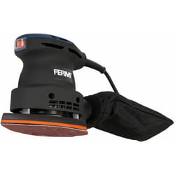 Ferm PSM1013 Ponceuse à paume 220W - Patin de ponçage avec Velcro - Incl. sac à poussière, coffret et 10 papiers abrasifs (G80 & G120)