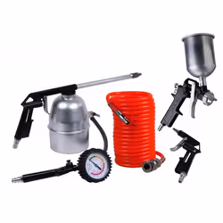 Ferm Jeu d'outils à air comprimé 5 pcs