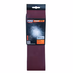 Ferm Bandes abrasives K60 K100 K120 3 pcs. 75x533m