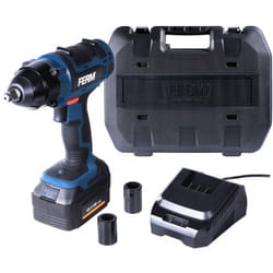 Ferm CDM1127 clé pneumatique 1/2" 2300 tr/min 380 N·m Noir, Bleu 18 V