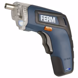 Ferm CDM1132, Supports d'embout magnétique, Noir, Bleu, 4 N·m, Batterie, 3,6 V, Lithium-Ion (Li-Ion)