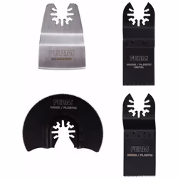 Avec cet ensemble d'accessoires multi-outils FERM 4 pièces, vous avez toujours le bon accessoire à la maison afin que vous pu ...