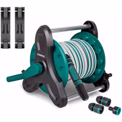 Avec ce kit de démarrage pour dévidoir à tuyaux VONROC, arrosez votre pelouse, vos plantes, laver votre voiture ou remplissez ...