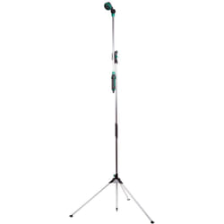 No Brand - Douche de jardin / Lance d'arrosage télescopique 2-en-1 – Hauteur réglable 149-190cm, pomme de douche réglable à 180°