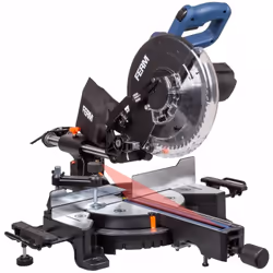 Description générale Aucun travaux ne vous est impossible avec la scie à onglet radiale ultra puissante et stable de FERM ! C ...