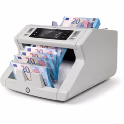 UN COMPTAGE FIABLE DES BILLETS À GRANDE VITESSE Gagnez du temps et éliminez les possibilités d'erreurs. La trémie de chargeme ...