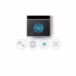Safescan TimeMoto TM-616 Noir Carte de proximité Secteur TFT Ethernet/LAN - Vue supplémentaire 4