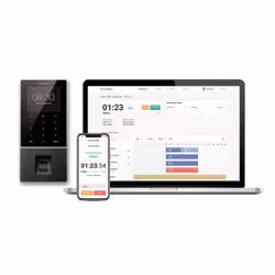Safescan TM-828 SC Noir Empreinte digitale, Mot de passe, Carte de proximité, Carte à puce CC TFT Ethernet/LAN - Vue supplémentaire 12