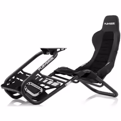 Playseat Trophy, Siège de jeu universel, Chaise avec assise rembourrée, Dossier rembourré, Course, Noir, Noir