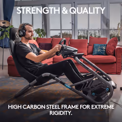 Playseat Trophy Logitech G Edition Siège de jeu universel Chaise avec assise rembourrée Noir