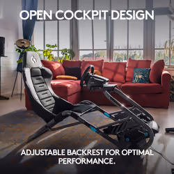 Playseat Trophy Logitech G Edition Siège de jeu universel Chaise avec assise rembourrée Noir - Vue supplémentaire 6