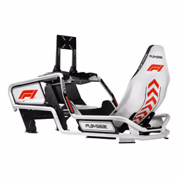 Playseat Formula Intelligence - F1 Edition Siège de jeu universel Siège rembourré Noir, Blanc - Vue supplémentaire 4
