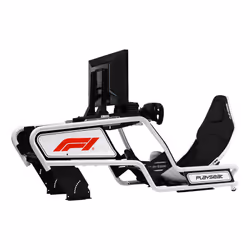 Playseat Formula Intelligence - F1 Edition Siège de jeu universel Siège rembourré Noir, Blanc - Vue supplémentaire 5