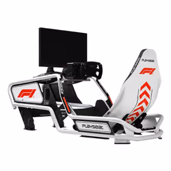 Playseat Formula Intelligence - F1 Edition Siège de jeu universel Siège rembourré Noir, Blanc - Vue supplémentaire 6