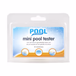 Pool Power Mini Pool Tester, Kit de test de l'eau, pH, Boîte avec crochet