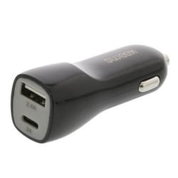 Sweex CH-014BL chargeur d'appareils mobiles Smartphone, Tablette Noir, Gris Allume-cigare Auto