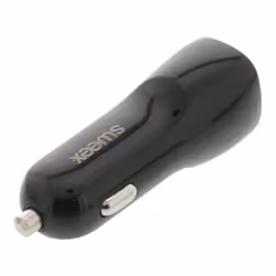 Sweex CH-014BL chargeur d'appareils mobiles Smartphone, Tablette Noir, Gris Allume-cigare Auto