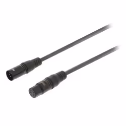 Sweex SWOP15500E30, XLR (5-pin), Mâle, XLR (5-pin), Femelle, 3 m, Noir
