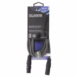 Sweex SWOP15500E30 câble audio 3 m XLR (5-pin) Noir