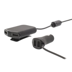 Sweex CH-018BL chargeur d'appareils mobiles Smartphone, Tablette Noir Allume-cigare Auto