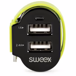 Avec ce chargeur de voiture Sweex, vous n'aurez plus à vous soucier de ne pas pouvoir recharger la batterie de votre smartpho ...