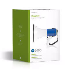 Nedis MEPH200WT mégaphone Blanc, Bleu - Vue supplémentaire 8