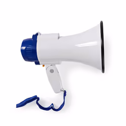 Nedis MEPH150WT mégaphone Blanc, Bleu - Vue supplémentaire 4