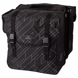 Sacoche Vélo Double - FastRider - Dex - 36L - Polyester Recyclé - Noir