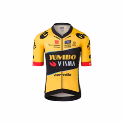 Maillot Agu Premium Replica Team Jumbo-Visma - Jaune - Mixte - Vélo sur route - Adulte - Manches courtes - Cycle
