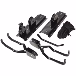 Le monte-vélo de plafond 730915 de la marque ProPlus vous permet de profiter de l'espace au plafond inutilisé pour ranger vot ...