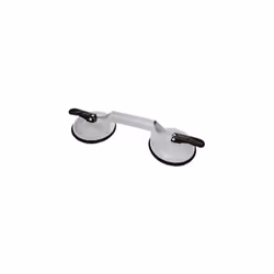 Ventouse aluminium avec 2 têtes . Capacité horizontale: max. 100kg / Capacité verticale: max. 80kg Robuste en aluminium Avec ...