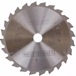 Lame de scie Hikoki 4100023; 255x1,8x30 mm; Z24