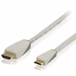 Bandridge 1m HDMI - miniHDMI m/m, 1 m, HDMI Type A (Standard), HDMI Type C (Mini), Blanc