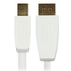 Bandridge 1m Mini DisplayPort - DisplayPort m/m Blanc