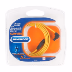 Bandridge 1m SATA câble SATA SATA 7-pin Jaune