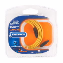 Bandridge BCL9401 câble SATA 1 m SATA 7-pin Jaune