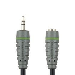 Bandridge BAL3601 câble audio 1 m 3,5mm Noir, Gris