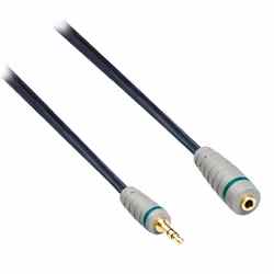Bandridge BAL3601 câble audio 1 m 3,5mm Noir, Gris