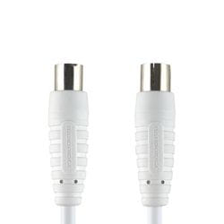 Bandridge BVL8802 câble coaxial 2 m 1x Coax Blanc