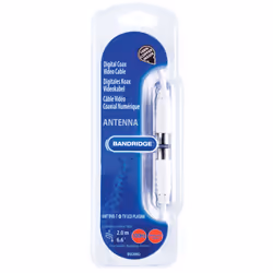 Bandridge BVL8802 câble coaxial 2 m 1x Coax Blanc