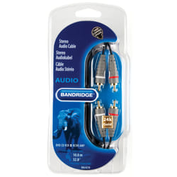 Bandridge BAL4210 câble audio 10 m RCA Noir