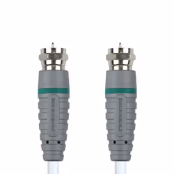 Bandridge BVL9100 câble coaxial 0,5 m 1x F Blanc