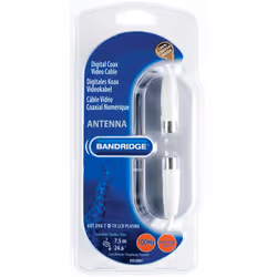 Bandridge BVL8807 câble coaxial 7,5 m 1x Coax Blanc