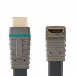 Bandridge BVL1362, 2 m, HDMI Type A (Standard), HDMI Type A (Standard), Noir, Vert, Gris