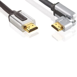 Profigold 1m High Speed HDMI câble HDMI HDMI Type A (Standard) Noir, Or, Gris