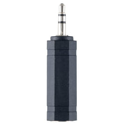 Bandridge Headphone Adapter 1x 3.5mm 1x 6.3mm Noir