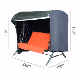 AeroCover 7840 Housse banc de jardin Gris
